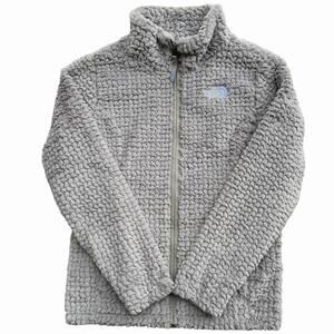 The North Face Laurel Fleece Jacket Silken Plush Size Girls Large 14/16 18x24